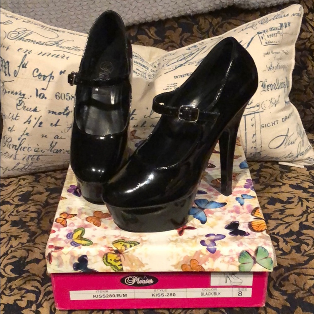 Pleaser platform Mary Jane’s